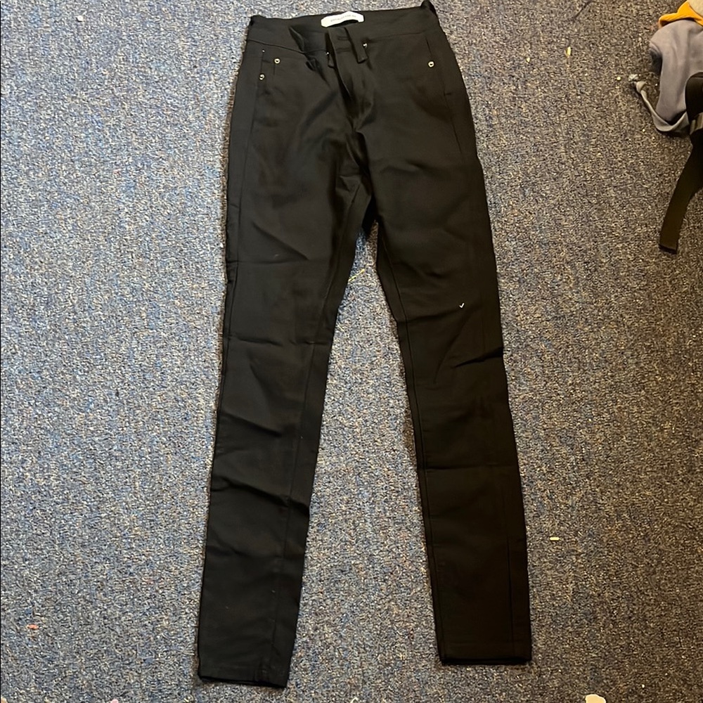 Black High-Waisted Pants